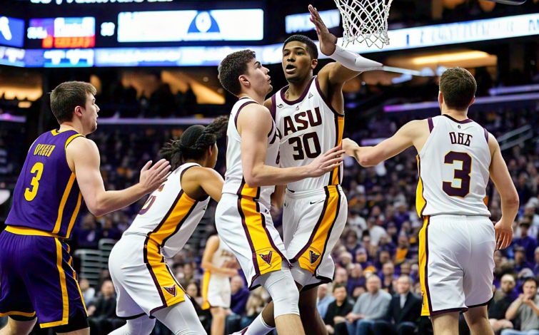 asu basketball vs byu cougars men's basketball match player stats